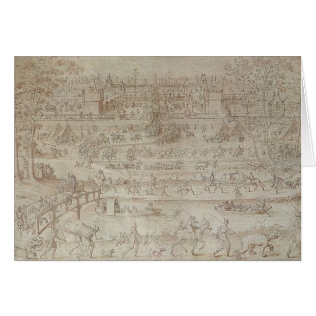 Festival en el d'Anet del castillo francés (Anverso (Horizontal))