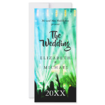 Festival Luces Brillantes Boda de Diversión Verde