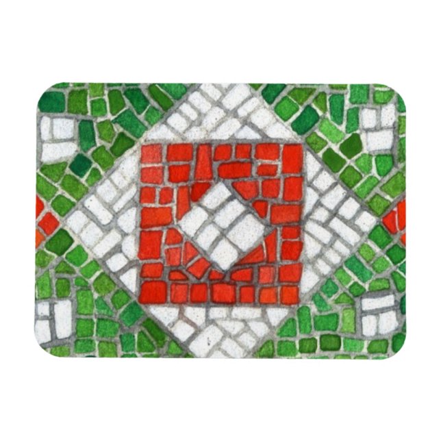 FESTIVAL MOSAIC 3x4 Imán flexible (Horizontal)