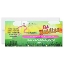 Festival Rústico Invitación a la boda moderna