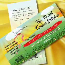 Festival Rústico Moderno 40 cumpleaños