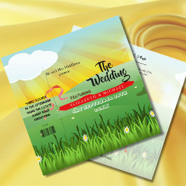 Festival Rústico Moderno Invitación a la boda de b