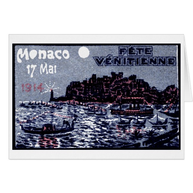 Festival veneciano de Mónaco de 1914 (Anverso (Horizontal))