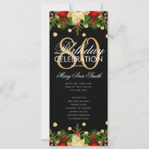 Festividad 80º Programa de Fiesta de Cumpleaños Or