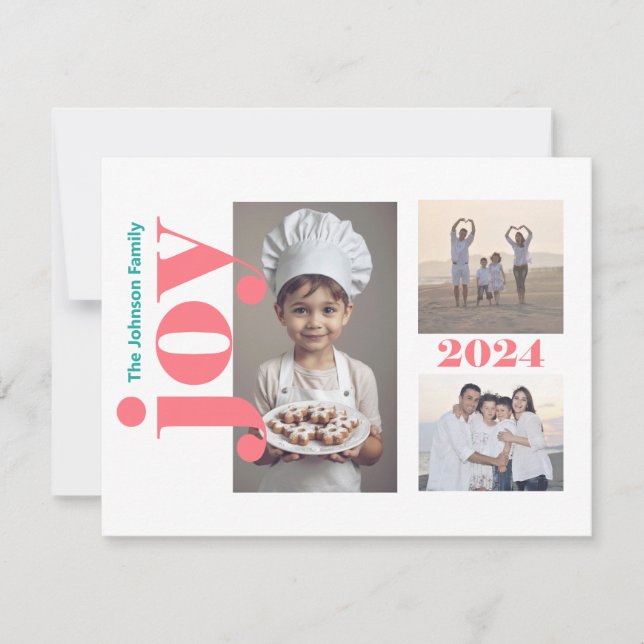 Festividad Alegría Brillante Árbol de Navidad 3 Fo (Anverso)