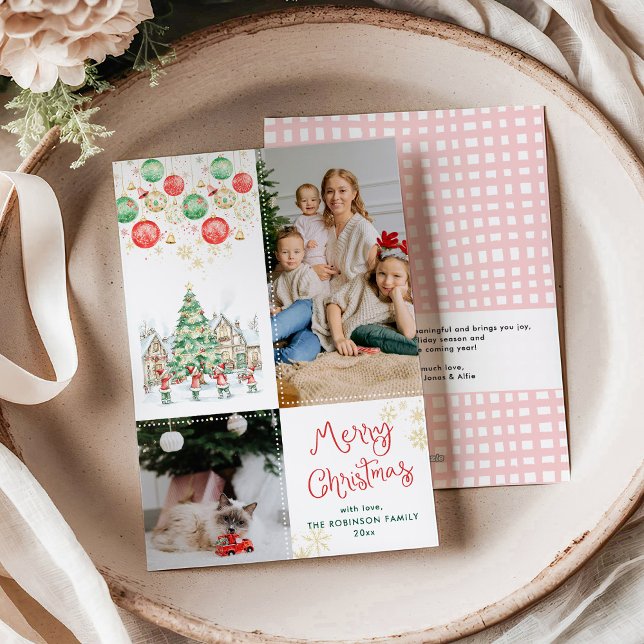 Festividad Bauble Snowflakes Feliz Navidad 2 Foto (Subido por el creador)