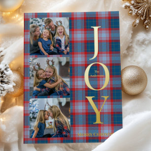 Festividad Blue Buffalo Plaid 3 Fotos Navidades