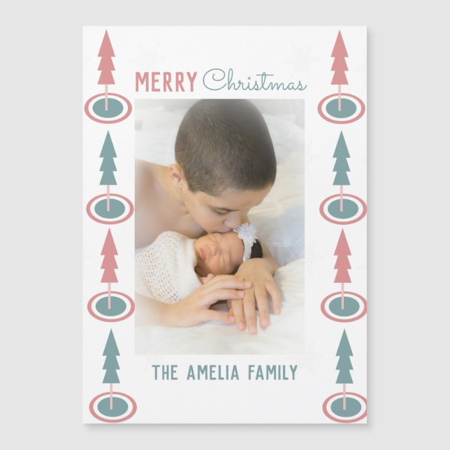 Festividad de borde de árbol de Navidad (Anverso)