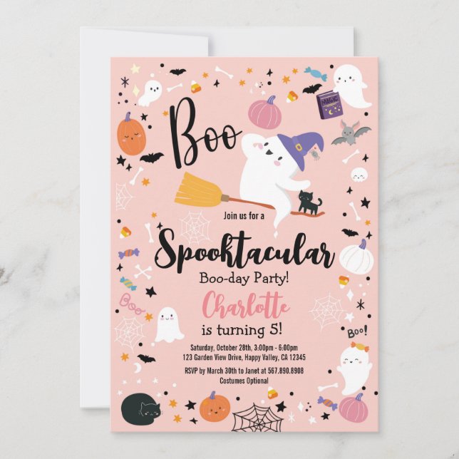 Festividad de cumpleaños del pequeño Chica fantasm (Anverso)