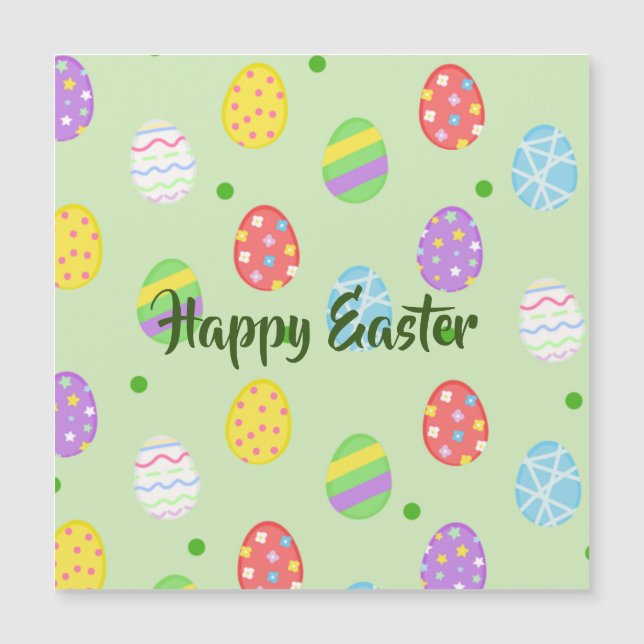 Festividad de Huevos coloridos de Pascua (Anverso)