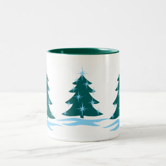 Festividad de la Copa Mug Coffee Cup ChristmasTree