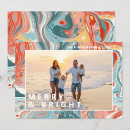 Festividad de Mármol Líquido moderno brillante y b