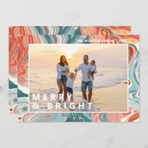 Festividad de Mármol Líquido moderno brillante y b