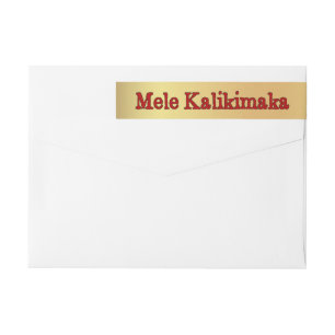 Festividad de Mele Kalikimaka en dirección de reto