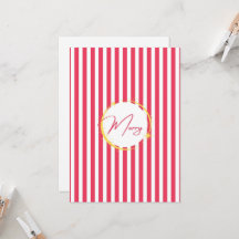 Festividad de merry en franjas rojas y blancas