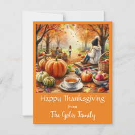 Festividad de otoño - Feliz Día de Acción de Graci