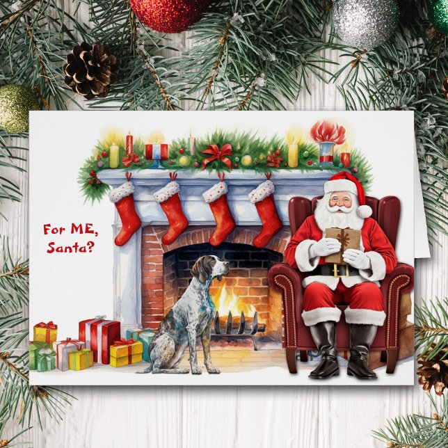 Festividad de puntero alemana de regalo de Santa C (Subido por el creador)