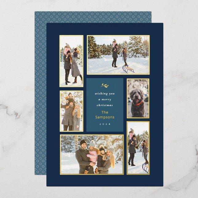 Festividad de Relieve metalizado de Navidades de l (Anverso/Reverso)