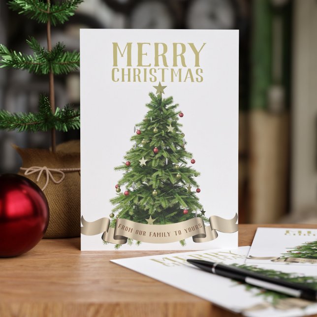 Festividad del Árbol de Navidad de Feliz (Merry Christmas from my family to yours!)