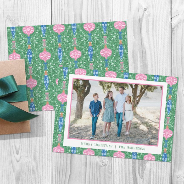 Festividad del patrón de adornos de Navidad (Subido por el creador)