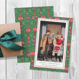 Festividad del patrón de adornos de Navidad