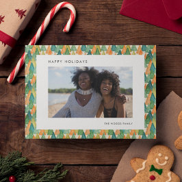 Festividad del patrón de árboles de Navidad foto f