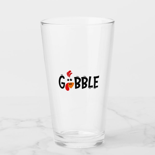 Festividad divertida de Acción de Gracias en Turqu (Anverso)