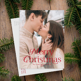 Festividad Elegancia Rojo Feliz Navidad