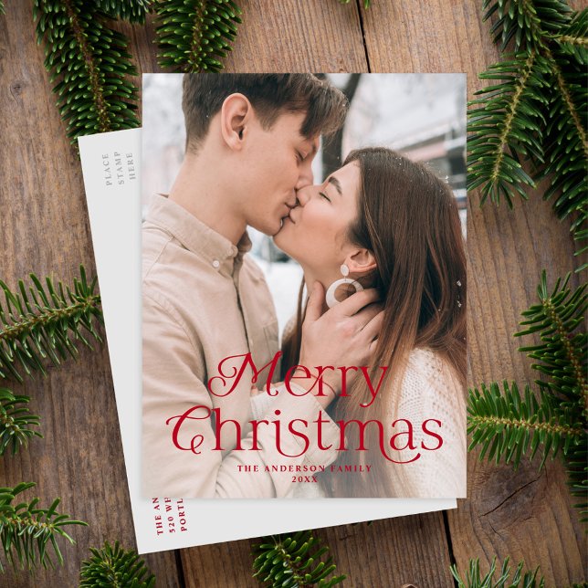 Festividad Elegancia Rojo Feliz Navidad (Subido por el creador)