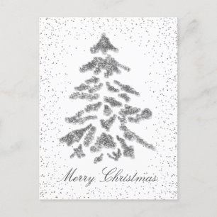 Festividad elegante Silver Feliz Navidad