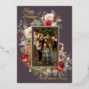 Festividad feliz foto tarjeta de vacaciones de Rel