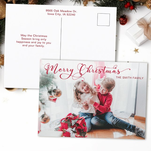 Festividad Feliz Navidad Caligrafía Fotografía (Subido por el creador)