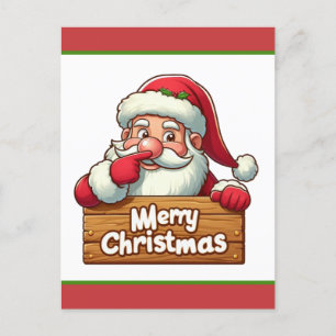 Festividad Feliz Navidad Papá Noel añadir mensaje