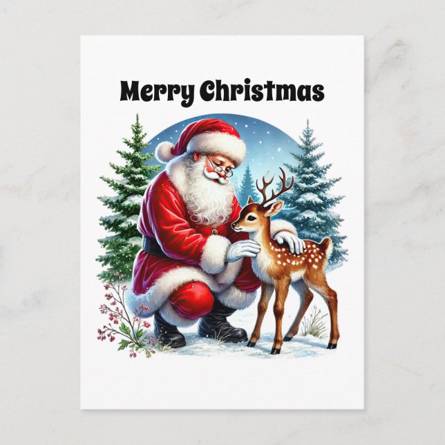 Festividad Feliz Navidad Santa (Anverso)