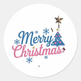 Festividad Feliz Pegatina de Navidad - Pegatinas r