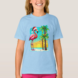 Festividad feriada de palmas en camiseta