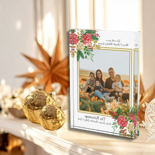 Festividad floral de la foto de la familia mora y