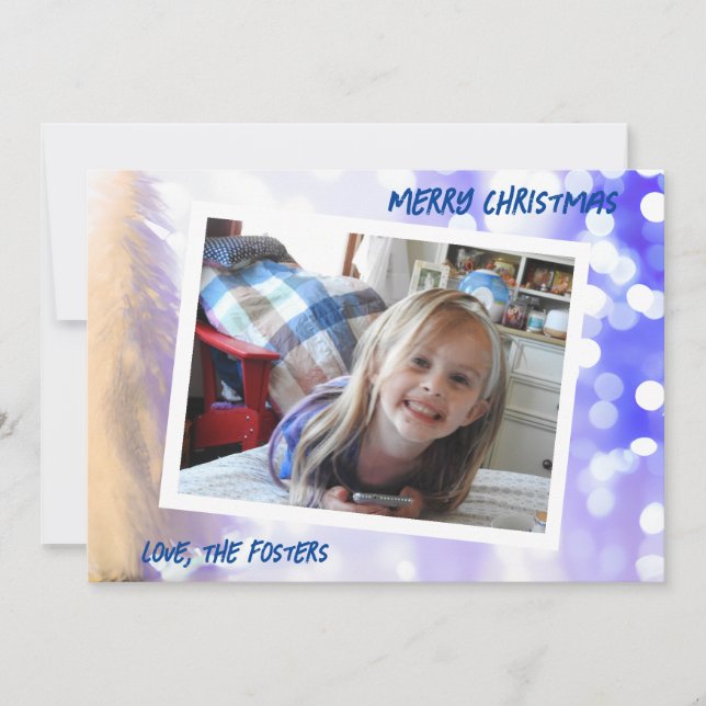 Festividad fotográfica del árbol de Navidad blanco (Anverso)