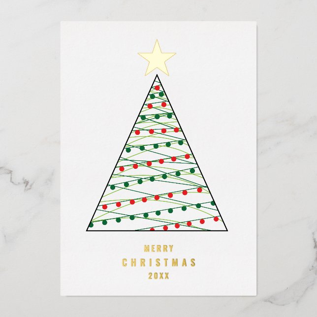 Festividad fotográfica mínima del árbol de Navidad (Anverso)