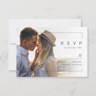 Festividad minimalista de la moda moderna RSVP