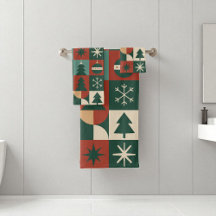Festividad moderna de verano verde rojo a mediados
