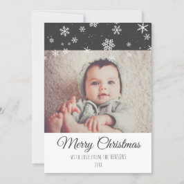 Festividad moderna Feliz Navidad Festividad Tarjet