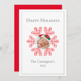 Festividad navideña de copos de nieve rojos