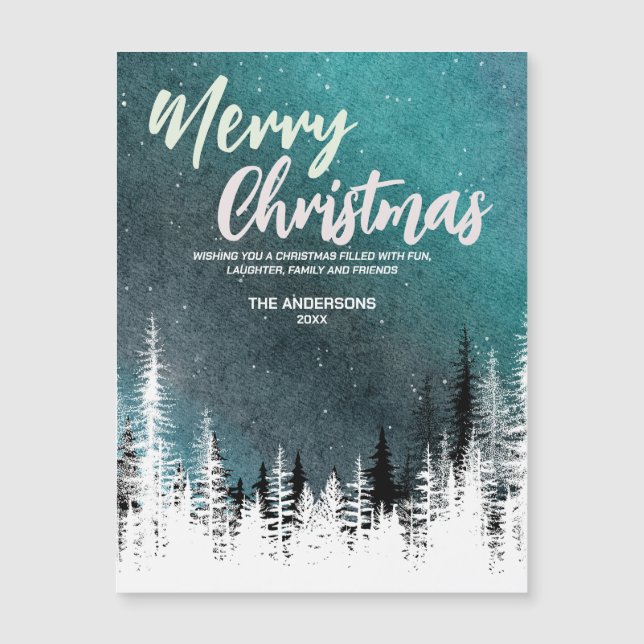 Festividad navideña invierno (Anverso)