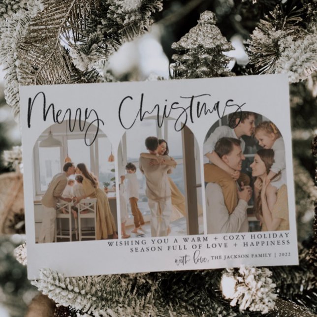 Festividad navideña moderna arca foto tarjetas de  (Subido por el creador)