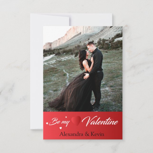 Festividad personalizada del Día de San Valentín (Anverso)