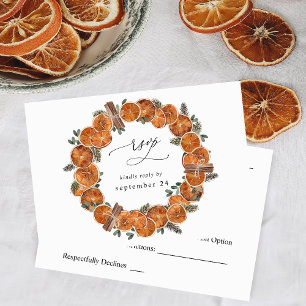 Festividad Rústica naranja con Comal RSVP 3
