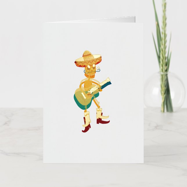 Festividad Skeleton Guitar Player (Anverso)