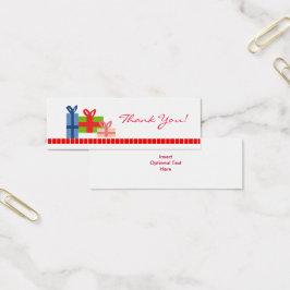 Festividad - Tarjeta de agradecimiento