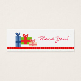 Festividad - Tarjeta de agradecimiento